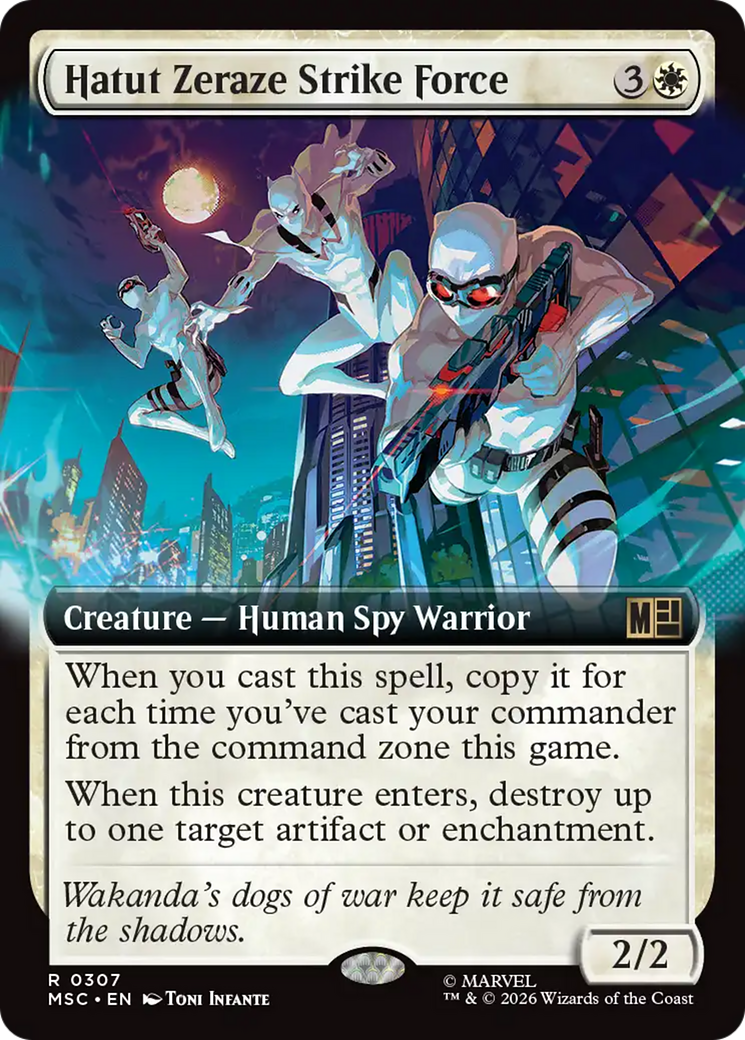 Hatut Zeraze Strike Force (Extended Art) [Marvel Super Heroes Commander] | Good Games Morley