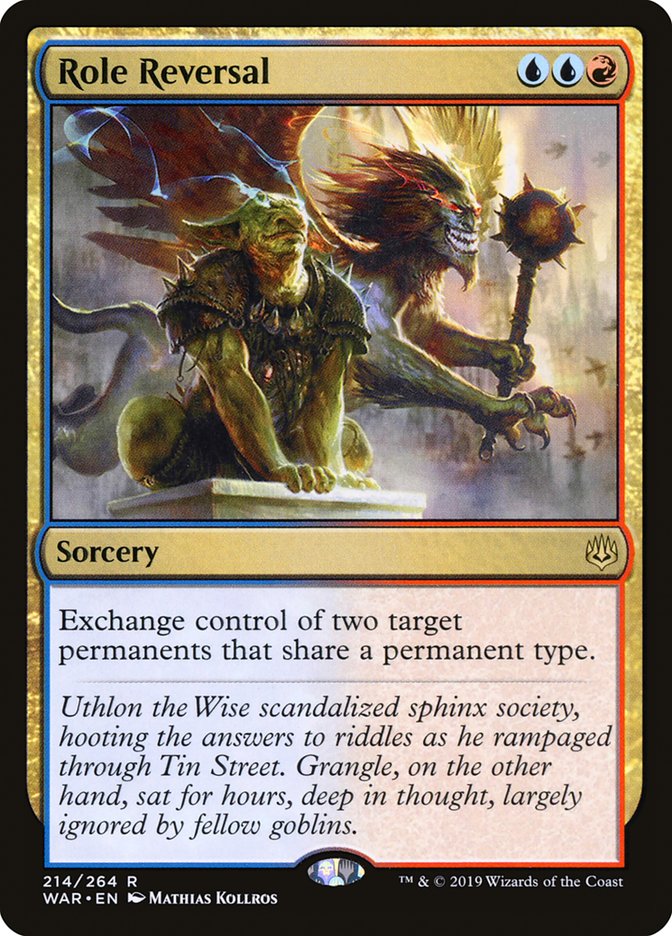 Role Reversal 214/264 (War of the Spark)  - Foil | Good Games Morley