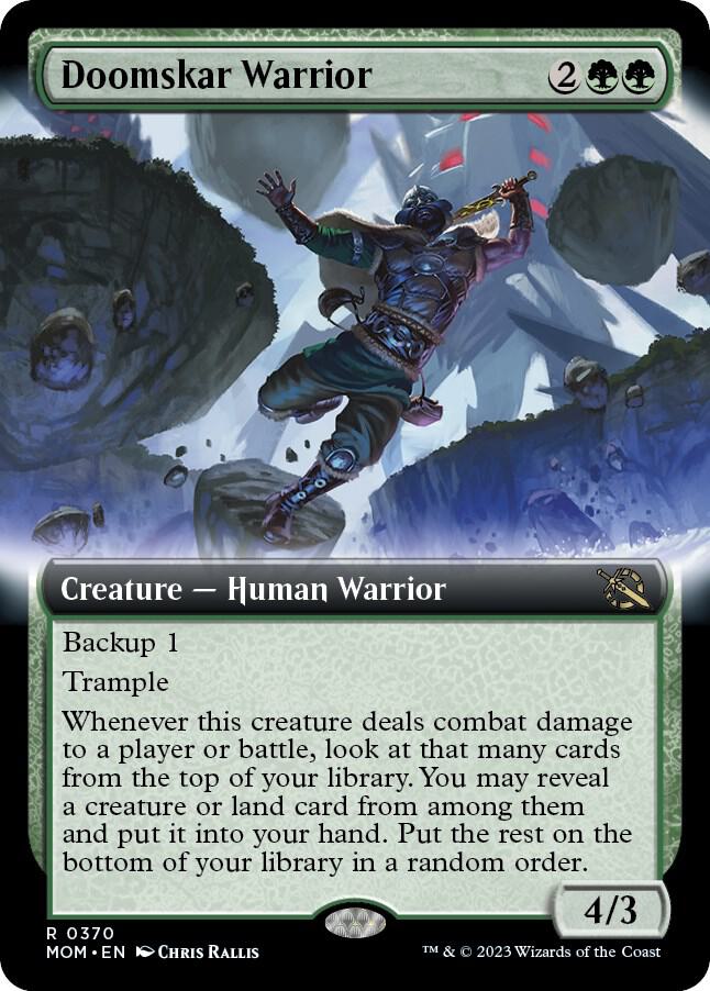 Doomskar Warrior 370/291 (March of the Machine)  - Extended Art | Good Games Morley