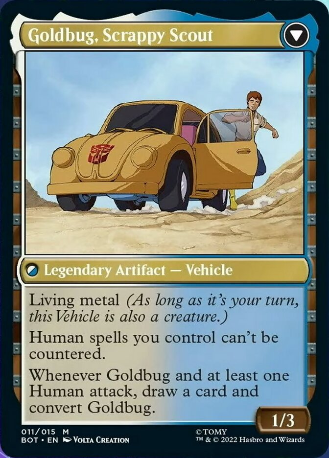 Goldbug, Humanity's Ally // Goldbug, Scrappy Scout [Transformers] | Good Games Morley