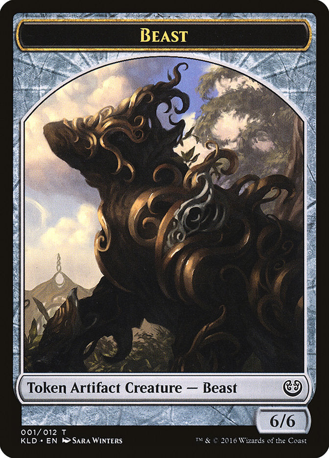 Beast Token [Kaladesh Tokens] | Good Games Morley