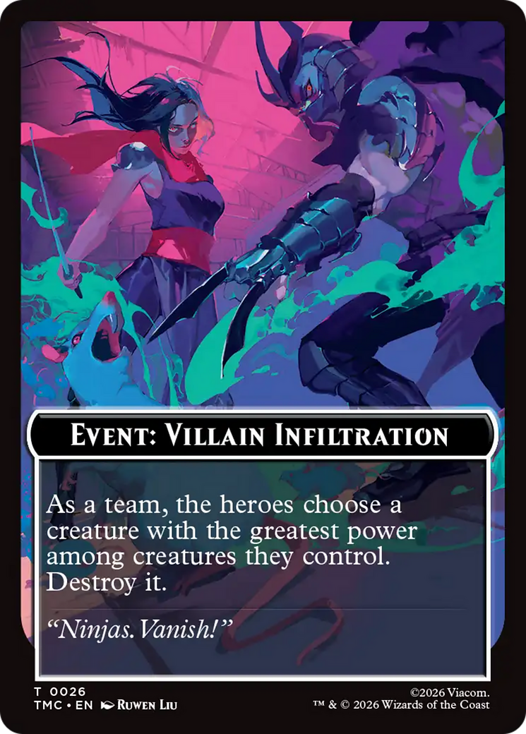 Event: Villain Infiltration [Teenage Mutant Ninja Turtles Commander Tokens] | Good Games Morley