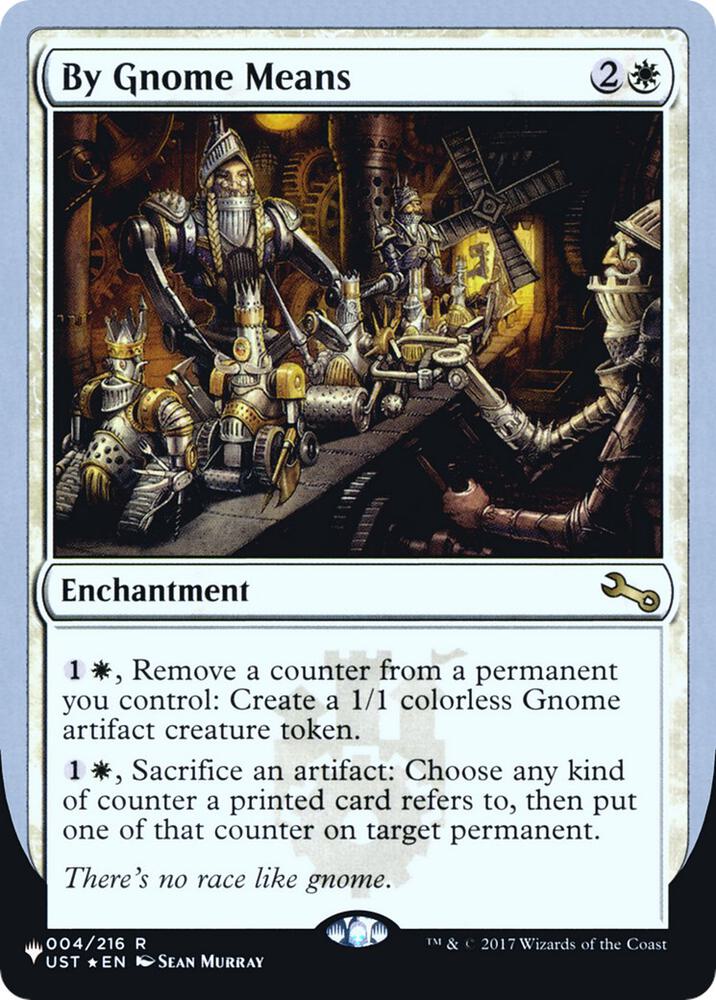 By Gnome Means 1/62 (The List Reprints)  - Foil | Good Games Morley
