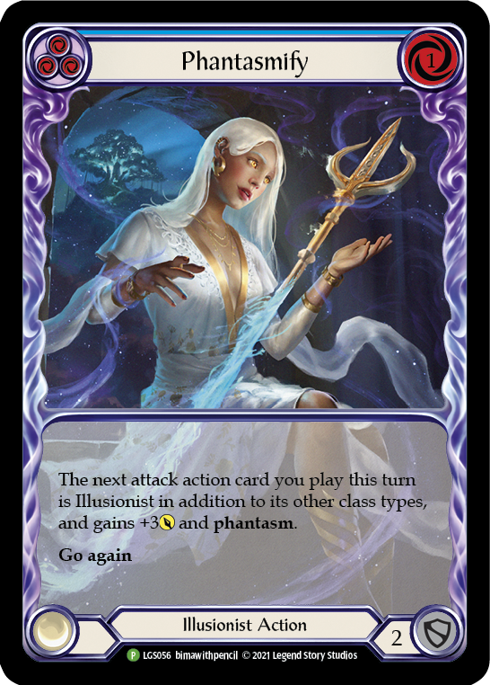 Phantasmify (Blue) [LGS056] (Promo)  Rainbow Foil | Good Games Morley