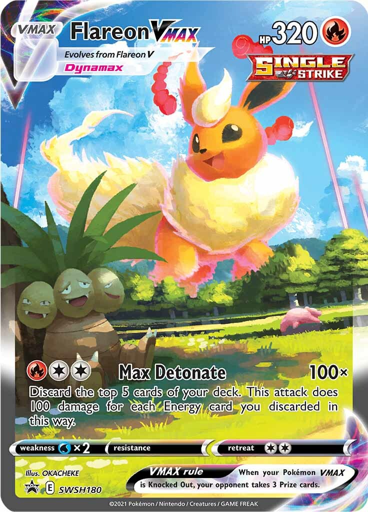 Flareon VMAX (SWSH180) [Sword & Shield: Black Star Promos] | Good Games Morley