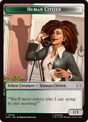 Copy // Human Citizen Double-Sided Token [Marvel's Spider-Man Tokens] | Good Games Morley