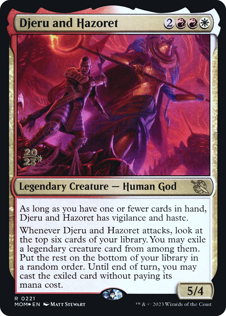 Djeru and Hazoret [March of the Machine Prerelease Promos] | Good Games Morley