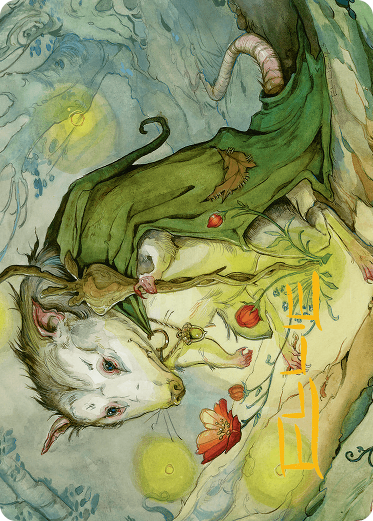 Tender Wildguide Art Card (Gold-Stamped Signature) [Bloomburrow Art Series] | Good Games Morley