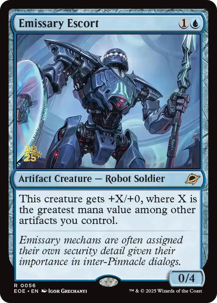 Emissary Escort 56s/160 (Prerelease Cards)  - Foil | Good Games Morley