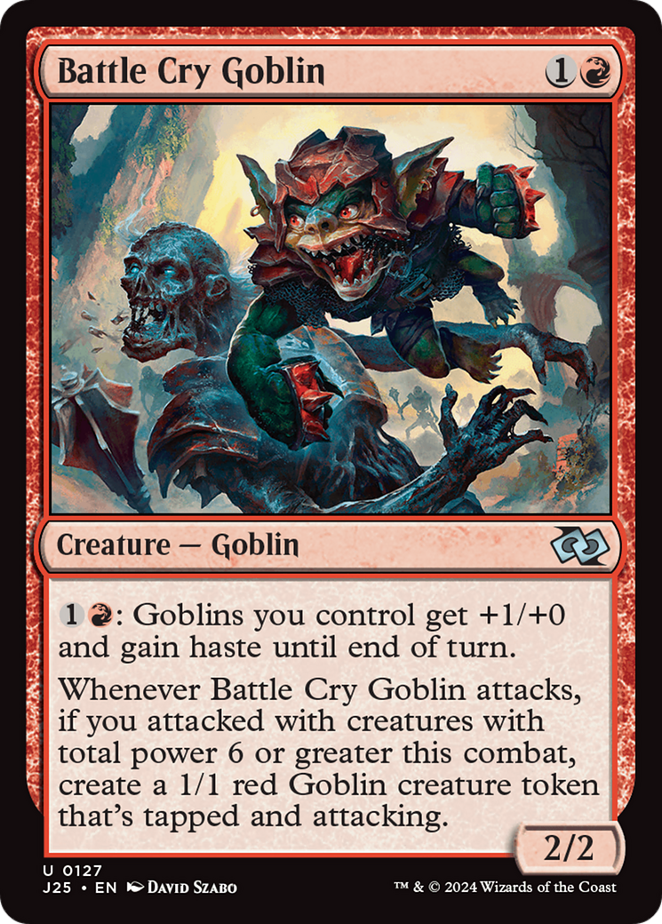 Battle Cry Goblin [Foundations Jumpstart] | Good Games Morley