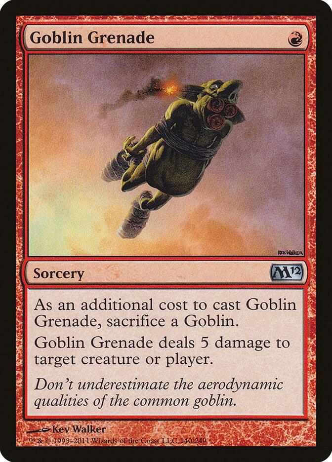 Goblin Grenade 140/249 (Magic 2012 (M12))  - Foil | Good Games Morley