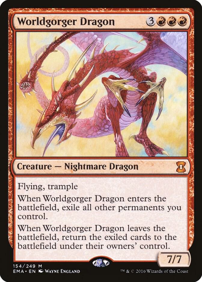 Worldgorger Dragon 154/249 (Eternal Masters)  | Good Games Morley
