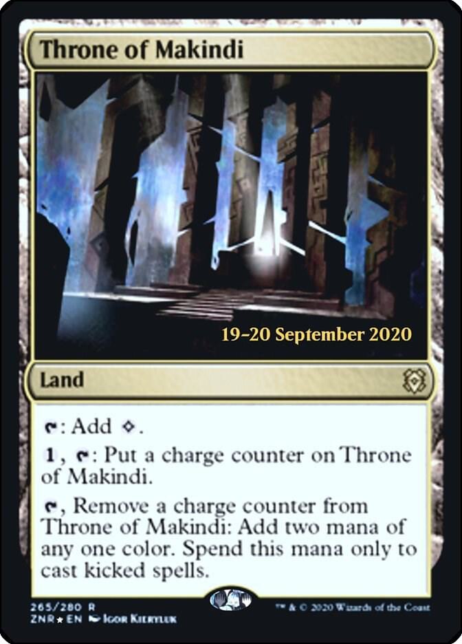 Throne of Makindi 265s/169 (Prerelease Cards)  - Foil | Good Games Morley