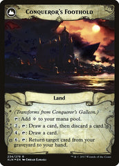 Conqueror's Galleon // Conqueror's Foothold [Ixalan Prerelease Promos] | Good Games Morley