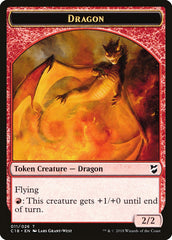 Dragon Egg // Dragon Double-Sided Token [Commander 2018 Tokens] | Good Games Morley