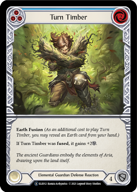 Turn Timber (Blue) [U-ELE012] (Tales of Aria Unlimited)  Unlimited Normal | Good Games Morley
