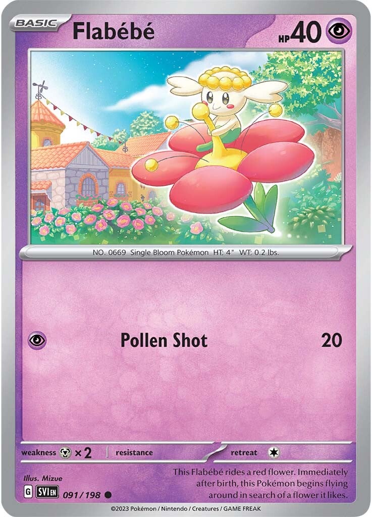 Flabebe (091/198) [Scarlet & Violet: Base Set] | Good Games Morley