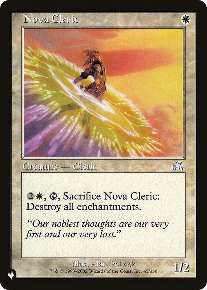 Nova Cleric ONS-45/5075 (The List Reprints)  | Good Games Morley
