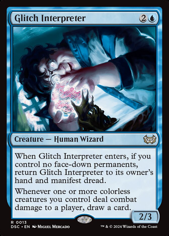 Glitch Interpreter 13/40 (Commander: Duskmourn: House of Horror)  | Good Games Morley