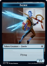 Faerie // Food (15) Double-Sided Token [Throne of Eldraine Tokens] | Good Games Morley