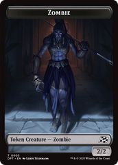 Zombie (0003) // Pilot Double-Sided Token [Aetherdrift Tokens] | Good Games Morley