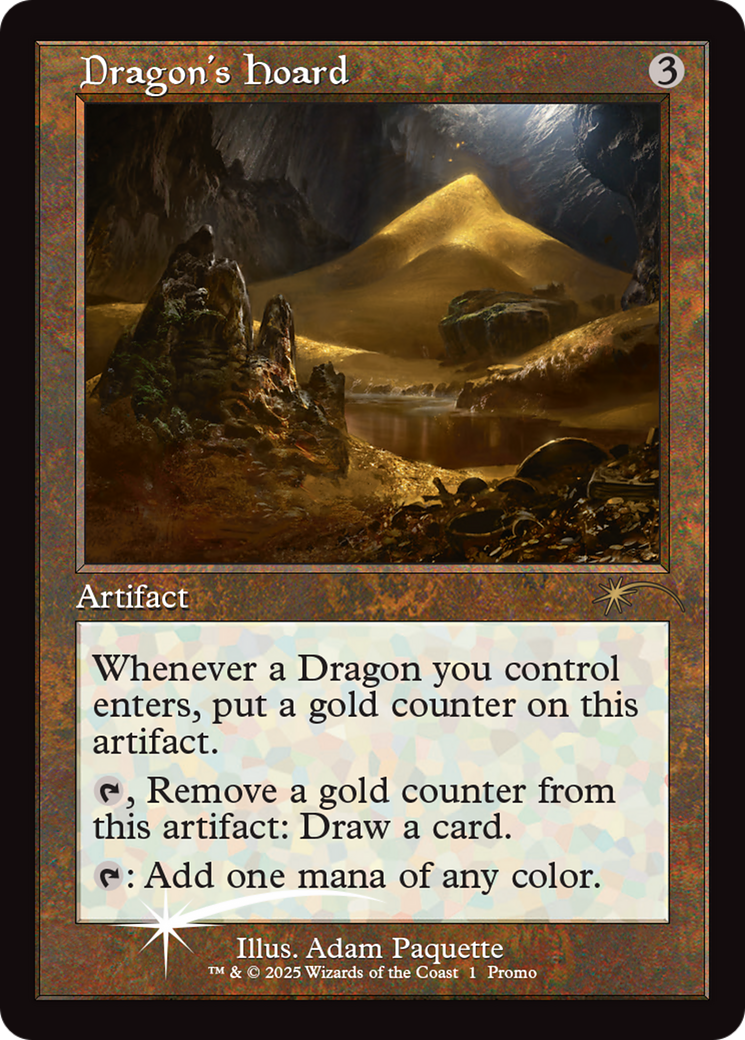 Dragon's Hoard (Retro Frame) [Wizards Play Network 2025] | Good Games Morley