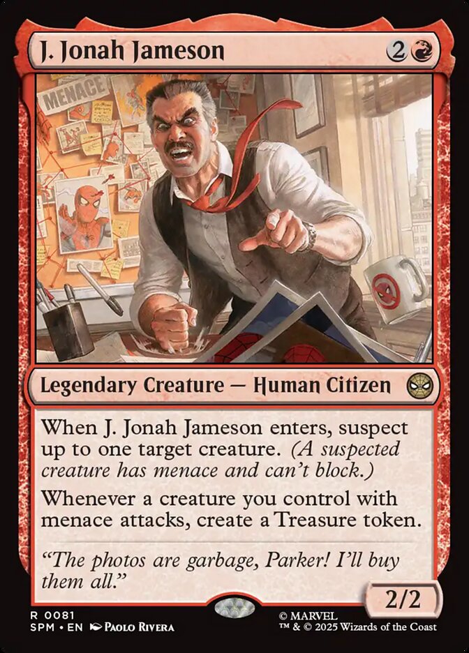 J. Jonah Jameson 81/198 (Marvel's Spider-Man)  | Good Games Morley
