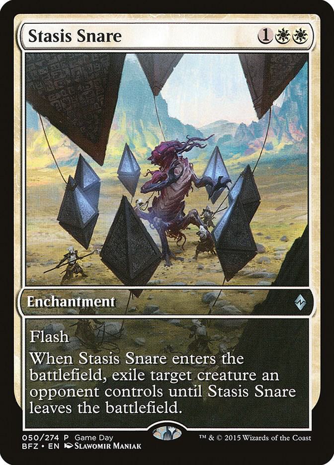 Stasis Snare 50/90 (Game Day & Store Championship Promos)  - Full Art | Good Games Morley