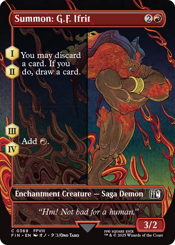Summon: G.F. Ifrit (Borderless) [FINAL FANTASY] | Good Games Morley