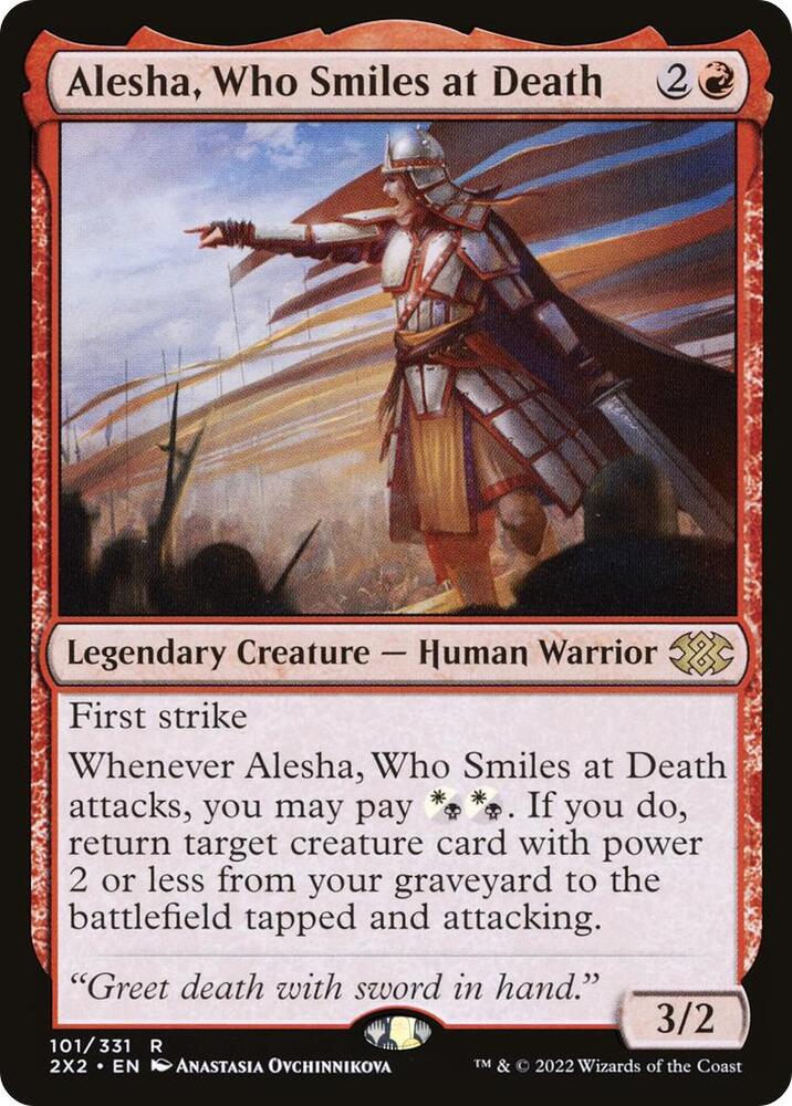 Alesha Who Smiles at Death 101/331 (Double Masters 2022)  | Good Games Morley