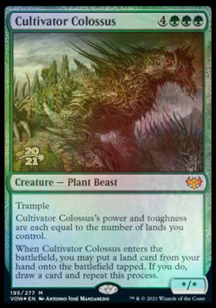 Cultivator Colossus [Innistrad: Crimson Vow Prerelease Promos] | Good Games Morley
