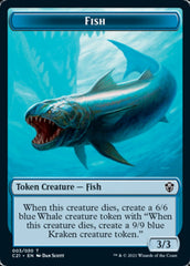 Beast (010) // Fish Double-Sided Token [Commander 2021 Tokens] | Good Games Morley