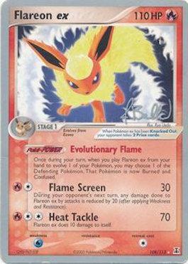 Flareon ex (108/113) (Eeveelutions - Jimmy Ballard) [World Championships 2006] | Good Games Morley