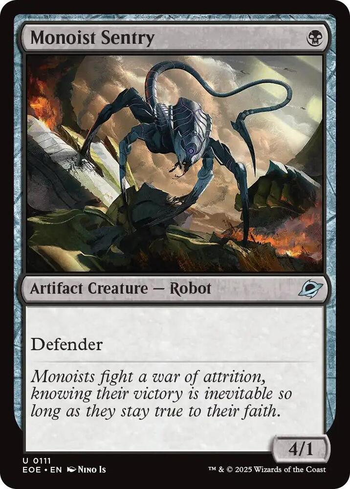 Monoist Sentry 111/276 (Edge of Eternities)  | Good Games Morley