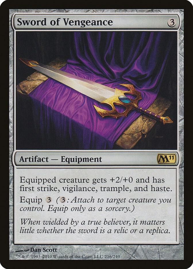 Sword of Vengeance 216/249 (Magic 2011 (M11))  - Foil | Good Games Morley