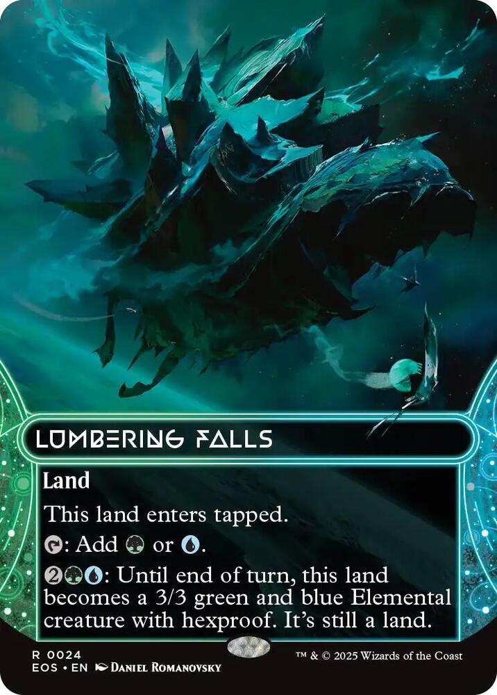 Lumbering Falls  24 (Edge of Eternities: Stellar Sights)  - Borderless | Good Games Morley