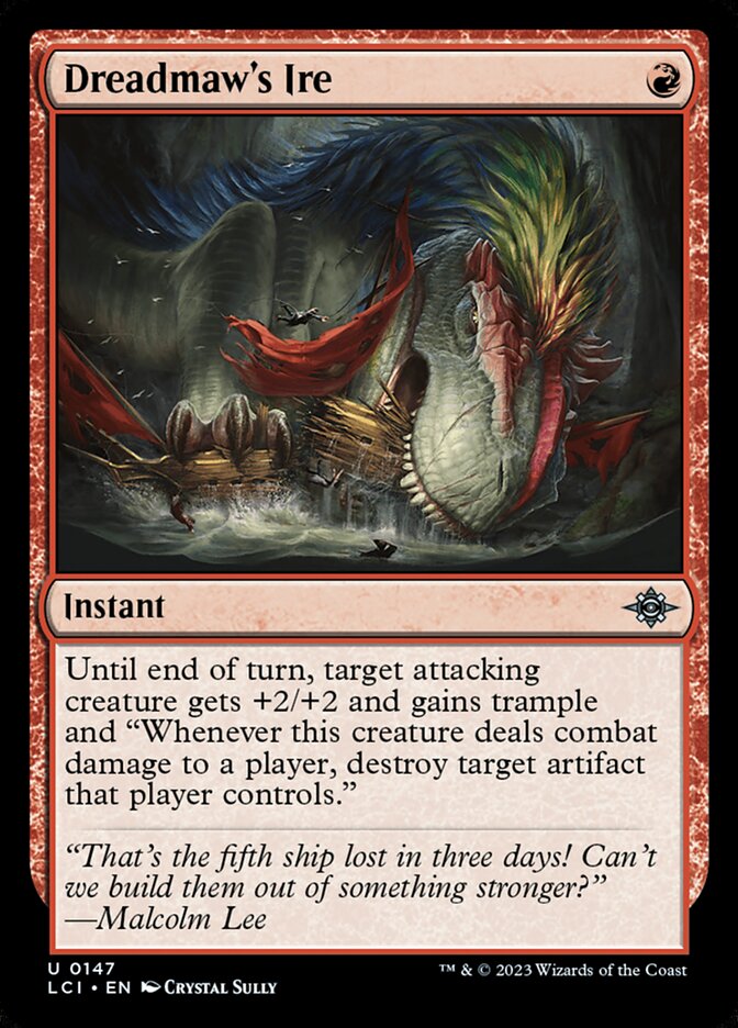 Dreadmaws Ire 147/291 (The Lost Caverns of Ixalan)  | Good Games Morley
