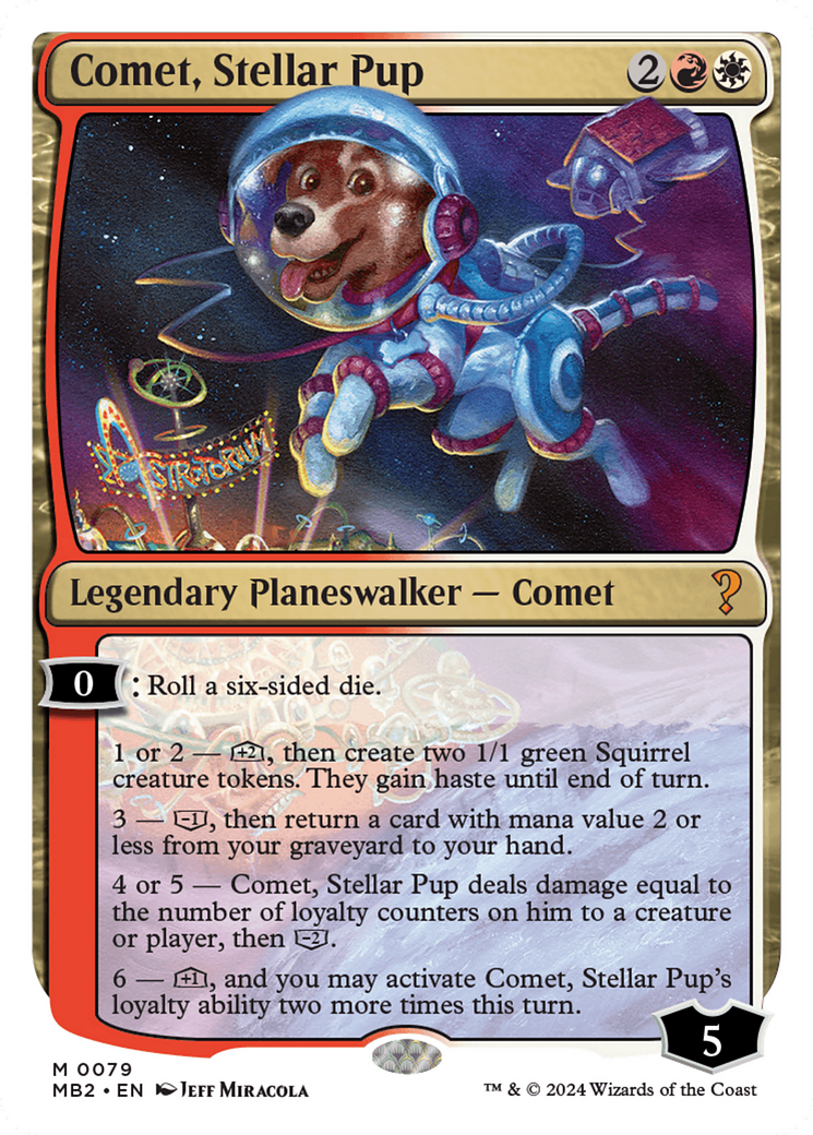 Comet, Stellar Pup [Mystery Booster 2] | Good Games Morley