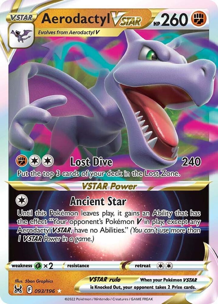 Aerodactyl VSTAR 093/196 (SWSH11: Lost Origin)  - Holofoil | Good Games Morley