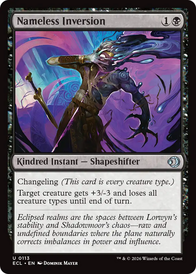 Nameless Inversion [Lorwyn Eclipsed] | Good Games Morley