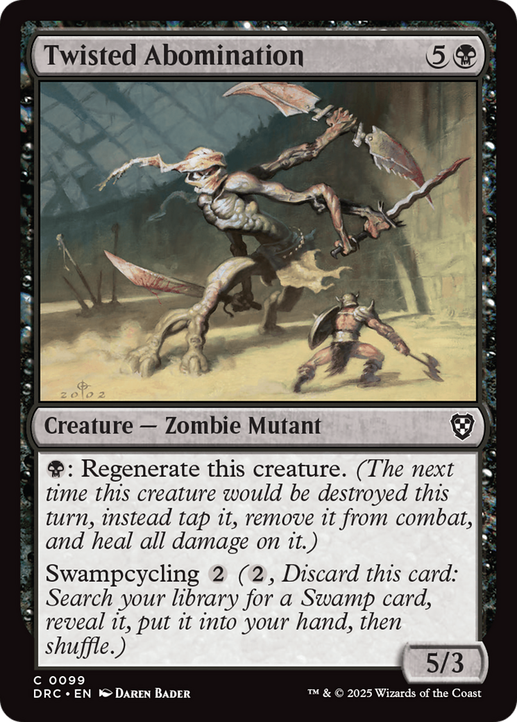 Twisted Abomination [Aetherdrift Commander] | Good Games Morley