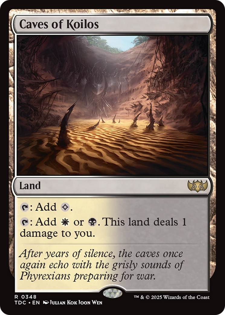 Caves of Koilos [Tarkir: Dragonstorm Commander] | Good Games Morley