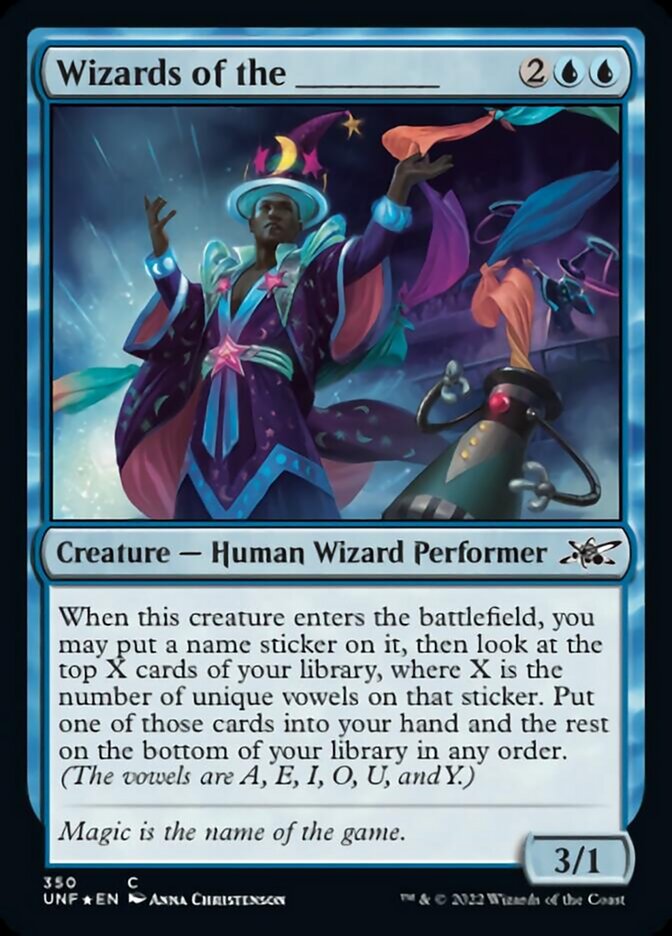 Wizards of the _____ (Galaxy Foil) [Unfinity] | Good Games Morley
