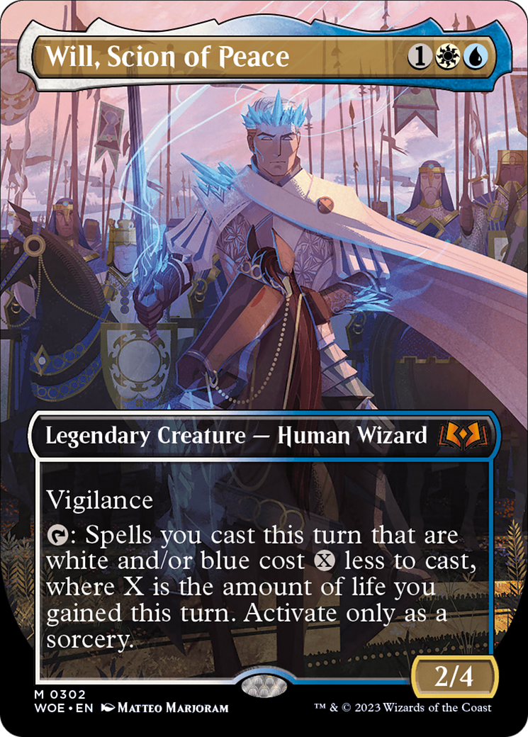 Will, Scion of Peace (Borderless Alternate Art) [Wilds of Eldraine] | Good Games Morley