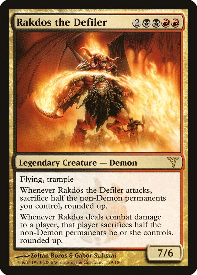 Rakdos the Defiler 129/180 (Dissension)  | Good Games Morley