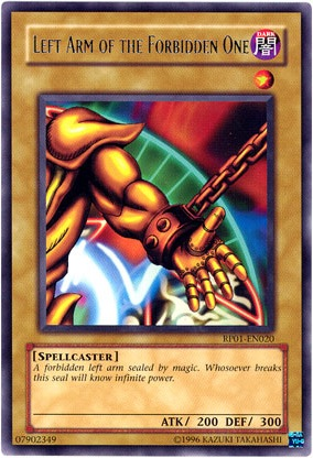 Left Arm of the Forbidden One [RP01-EN020] Rare | Good Games Morley