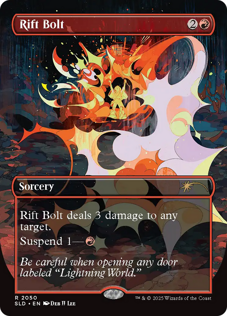 Rift Bolt (2050) (Rainbow Foil) [Secret Lair Drop Series] | Good Games Morley