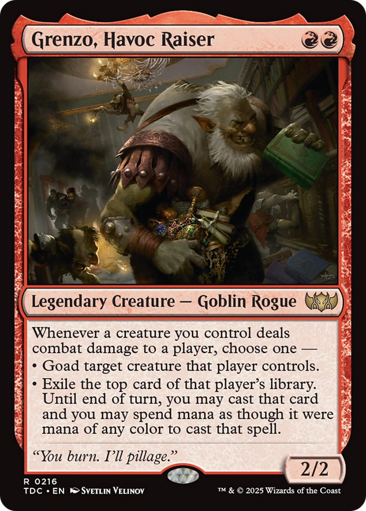 Grenzo, Havoc Raiser [Tarkir: Dragonstorm Commander] | Good Games Morley