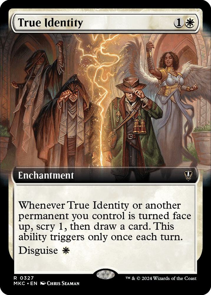 True Identity 327/311 (Commander: Murders at Karlov Manor)  - Extended Art | Good Games Morley