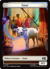 Soldier // Goat Double-Sided Token [Marvel Super Heroes Commander Tokens] | Good Games Morley